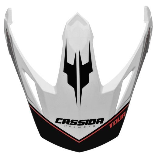 KŠILT PRO PŘILBY TOUR GLOBE, CASSIDA - ČR (ČERNÁ/BÍLÁ/ČERVENÁ)