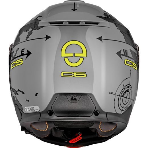 SCHUBERTH VYKLÁPĚCÍ MOTO PŘILBA C5 GLOBE GREY