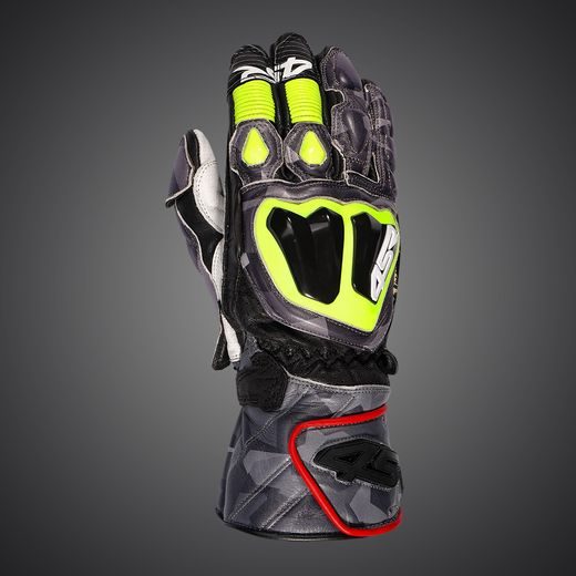 4SR PÁNSKÉ KOŽENÉ MOTO RUKAVICE STINGRAY RACE SPEC CAMO