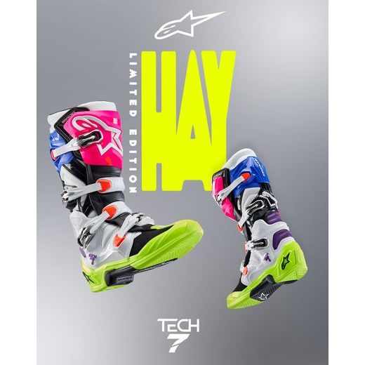 BOTY TECH 7 LIMITOVANÁ EDICE HAY, ALPINESTARS (MULTICOLOR) 2025