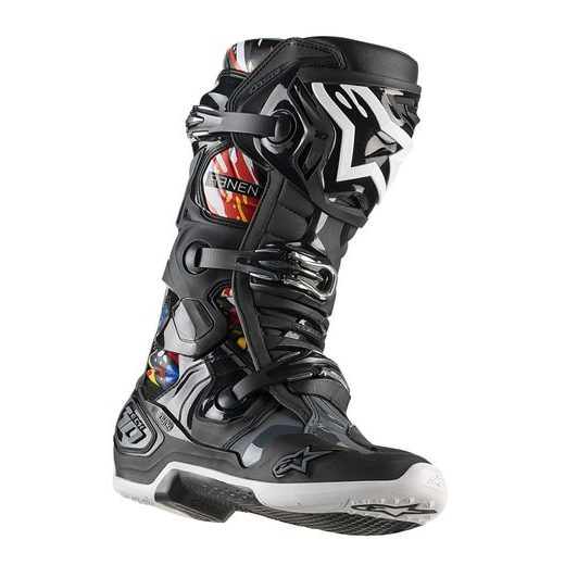 ALPINESTARS BOTY TECH 10 2023 LIMITOVANÁ EDICE RENEN (ČERNÁ/ŠEDÁ/BÍLÁ/MULTICOLOR)