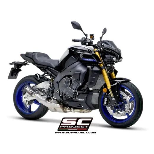 SC-PROJECT KARBONOVÝ VÝFUK CR-T S MŘÍŽKOU STONEGUARD YAMAHA MT-10 22-