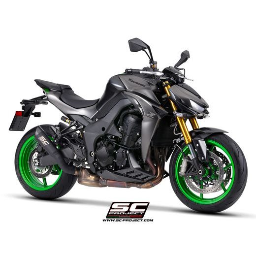 SC PROJECT KAWASAKI Z1100-SE 2026 TITANOVÝ VÝFUK S1, MATNĚ ČERNÝ