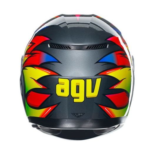 AGV INTEGRÁLNÍ PŘILBA K3 MPLK BIRDY GREY/YELLOW/RED
