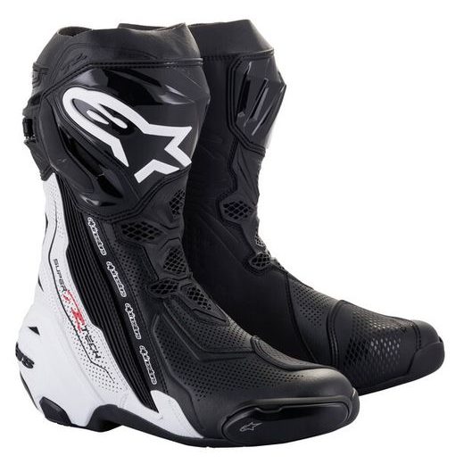 BOTY SUPERTECH R VENTED, ALPINESTARS (ČERNÁ/BÍLÁ)