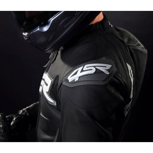 4SR DVOUDÍLNÁ KOŽENÁ MOTO KOMBINÉZA RR EVO III GREY STORM
