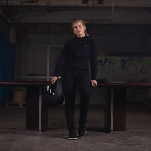 MIKINA ARMOURLITE AA CONTOUR HOODIE, OXFORD, DÁMSKÁ (ČERNÁ)
