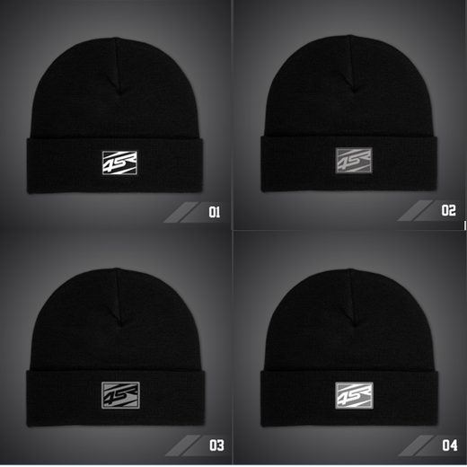 4SR ZIMNÍ ČEPICE LOGO BLACK