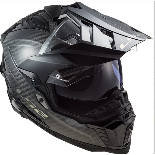 ENDURO HELMA LS2 MX701 EXPLORER C GLOSS CARBON