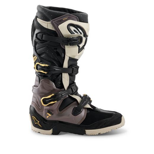 BOTY TECH 7 ENDURO DRYSTAR, ALPINESTARS (ČERNÁ/TMAVĚ ŠEDÁ/ZLATÁ) 2026