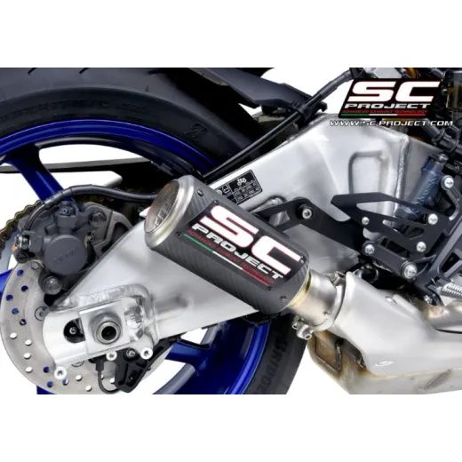 SC-PROJECT KARBONOVÝ VÝFUK CR-T S MŘÍŽKOU STONEGUARD YAMAHA MT-10 22-