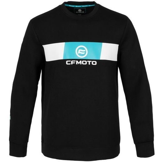 CFMOTO PÁNSKÁ MIKINA CREWNECK ČERNÁ