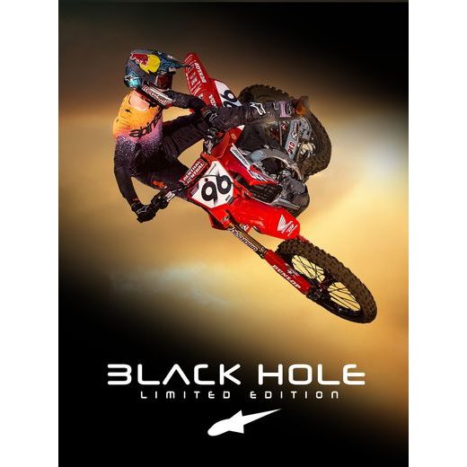 KALHOTY SUPERTECH LIMITOVANÁ EDICE BLACK HOLE, ALPINESTARS (ČERNÁ/MULTICOLOR) 2026