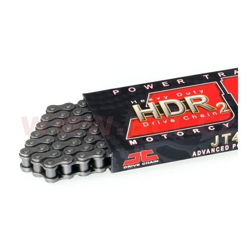 ŘETĚZ 428HDR2, JT CHAINS (BEZKROUŽEK, BARVA ČERNÁ, 148 ČLÁNKŮ VČ. ROZPOJOVACÍ SPOJKY)