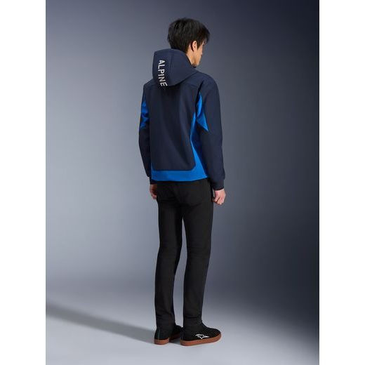 BUNDA RADIUM TECH HOODIE, ALPINESTARS (TMAVĚ MODRÁ/MODRÁ) 2026