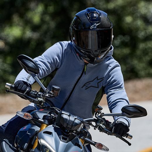 BUNDA CHROME AIR SPORT, ALPINESTARS (ŠEDÁ/ČERNÁ/TMAVÁ KHAKI) 2025