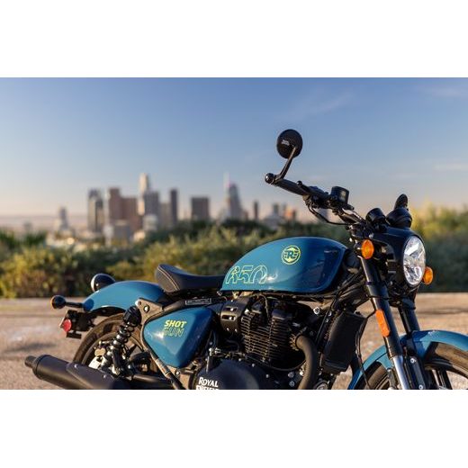 ROYAL ENFIELD SHOTGUN 650 STENCIL WHITE