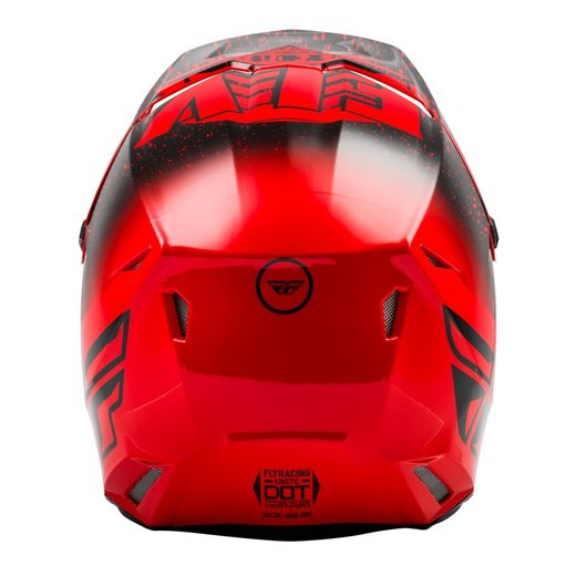 PŘILBA KINETIC K120, FLY RACING - USA (ČERVENÁ/ČERNÁ)