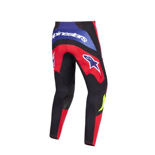 KALHOTY FLUID GRID, ALPINESTARS (ČERVENÁ/ČERNÁ/FIALOVÁ/ŽLUTÁ FLUO) 2026