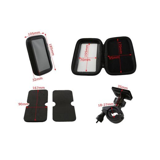 M-STYLE B2 XL DRŽÁK TELEFONU VODĚODOLNÝ NA ŘÍDÍTKA