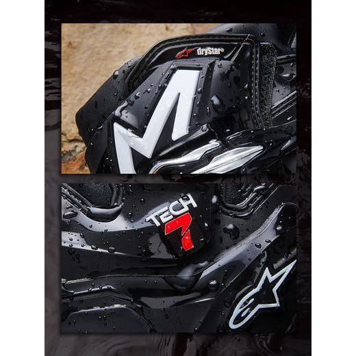 BOTY TECH 7 ENDURO DRYSTAR, ALPINESTARS (ČERNÁ) 2026