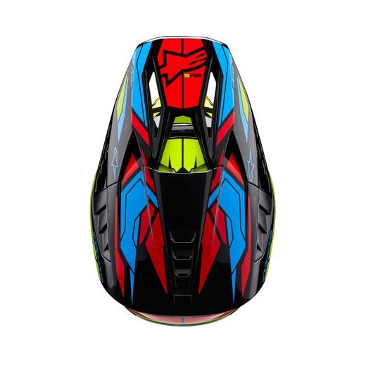 PŘILBA ALPINESTARS S-M5 ACTION 2 (ŽLUTÁ FLUO/ČERVENÁ FLUO) 2024