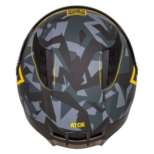 PŘILBA CASSIDA AERO ATCK (ŠEDÁ CAMO/ČERNÁ/ŽLUTÁ FLUO)