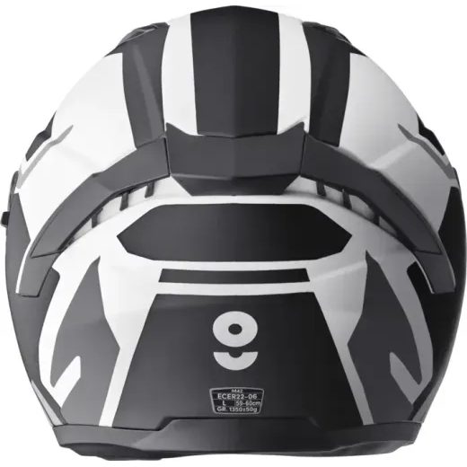 OTEVŘENÁ HELMA GMS ZG11601 VECTUS ČERNO-BÍLÁ