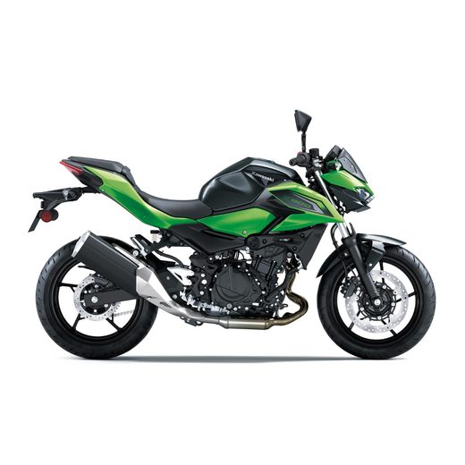 KAWASAKI Z500 MY26 CANDY LIME GREEN / METALLIC CARBON GRAY