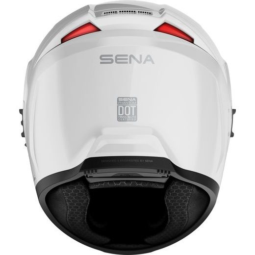 MESH PŘILBA S HEADSETEM PHANTOM ANC, SENA (LESKLÁ BÍLÁ)