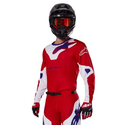 DRES RACER VEIL, ALPINESTARS (ČERVENÁ/BÍLÁ) 2025