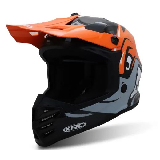 DĚTSKÁ MOTO HELMA XRC MX DUCKER ORANGE