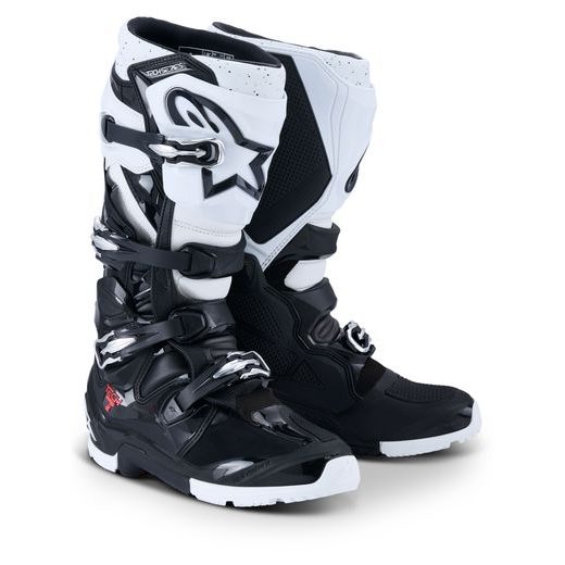 BOTY TECH 7 ENDURO, ALPINESTARS (ČERNÁ/BÍLÁ) 2026