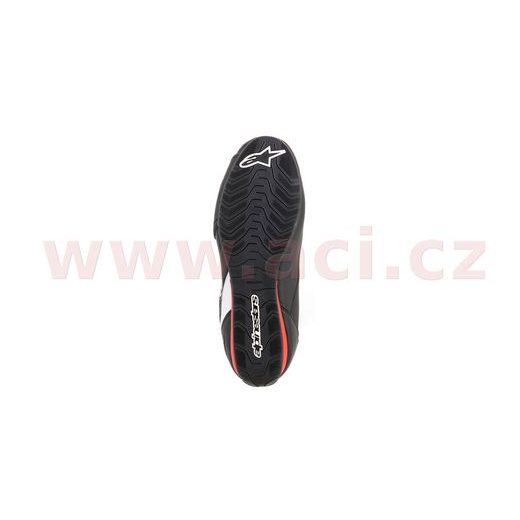 BOTY FASTER-3 RIDEKNIT, ALPINESTARS (ČERNÉ/BÍLÉ/ČERVENÉ)
