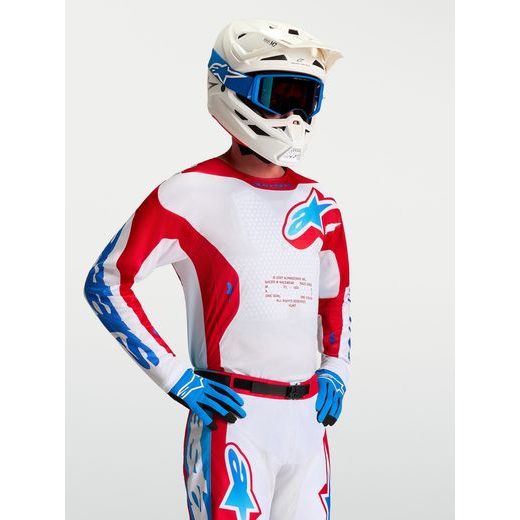 DRES RACER HUNT, ALPINESTARS (BÍLÁ/ČERVENÁ/MODRÁ) 2027