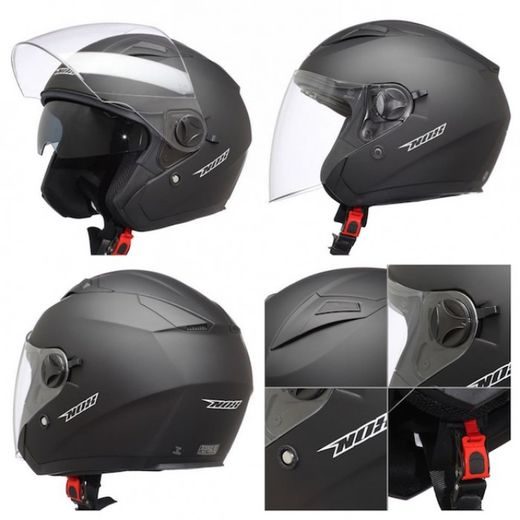 PŘILBA N124, NOX (STŘÍBRNÁ TITANIUM MATNÁ)