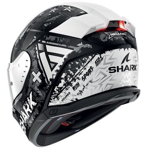 SHARK INTEGRÁLNÍ MOTO PŘILBA SKWAL I3 HELLCAT ČERNÁ BÍLÁ