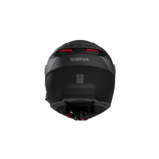 MESH PŘILBA S HEADSETEM SPECTER, SENA (MATNÁ ČERNÁ)
