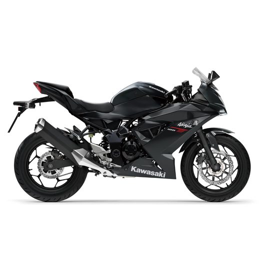 KAWASAKI NINJA 125 MY26 EBONY / METALLIC CARBON GRAY