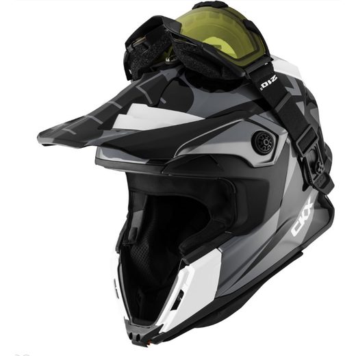 ENDURO MX HELMA CKX HELM TIRAN ORI DL SIDEHILL WH