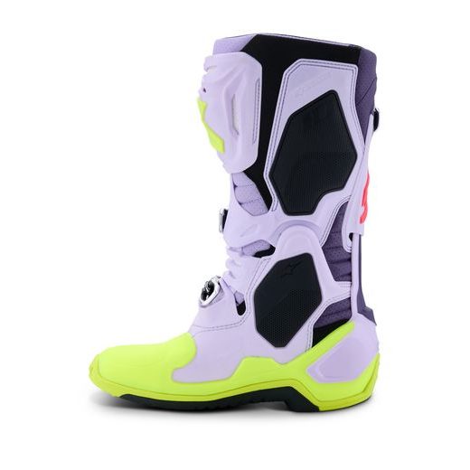 BOTY TECH 10 SUPERVENTED, ALPINESTARS (FIALOVÁ/ŽLUTÁ FLUO/RŮŽOVÁ) 2026