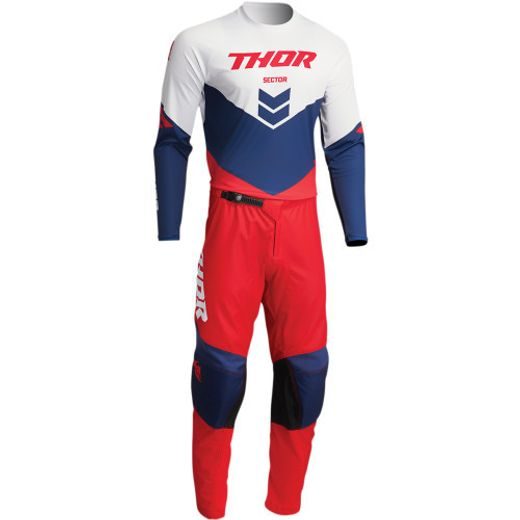 THOR DĚTSKÝ DRES SECTOR CHEV ČERVENÁ/TM.MODRÁ