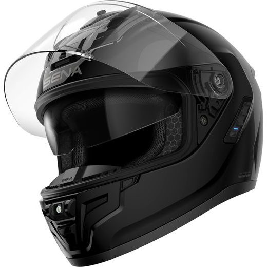 MESH PŘILBA S HEADSETEM PHANTOM, SENA (MATNÁ ČERNÁ)