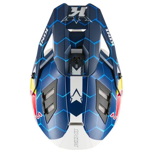 MOTO HELMA KINI RED BULL EXC HELMET 1.0 MODRÁ/BÍLÁ