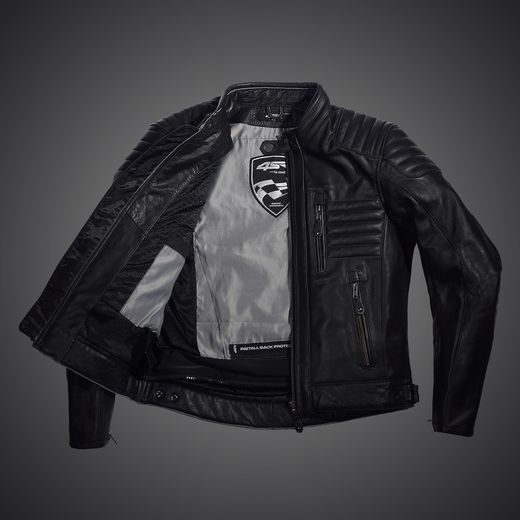 4SR KOŽENÁ BUNDA COOL JACKET (ČERNÁ)
