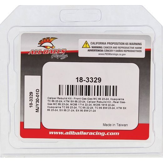 OPRAVNÁ SADA BRZDOVÉHO TŘMENU ALL BALLS RACING CRK18-3329