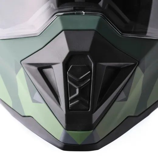GMS ENDURO PŘILBA ADVENTUS CAMO MATNĚ ZELENO-ČERNO-MASKÁČOVÁ