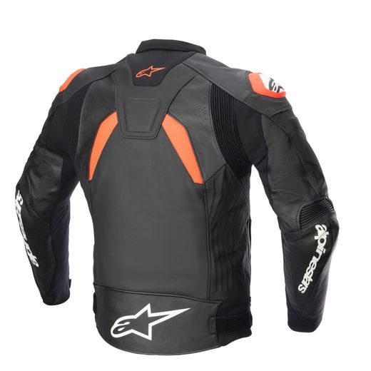 BUNDA GP PLUS 4, ALPINESTARS (ČERNÁ/ČERVENÁ FLUO/BÍLÁ) 2024