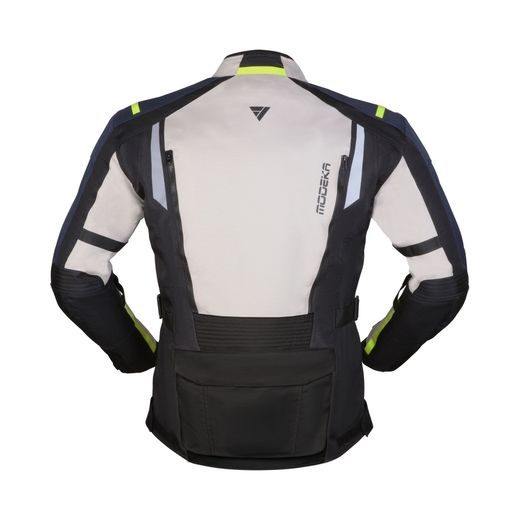 MODEKA PÁNSKÁ MOTO BUNDA VARUS MODRO BÍLÁ