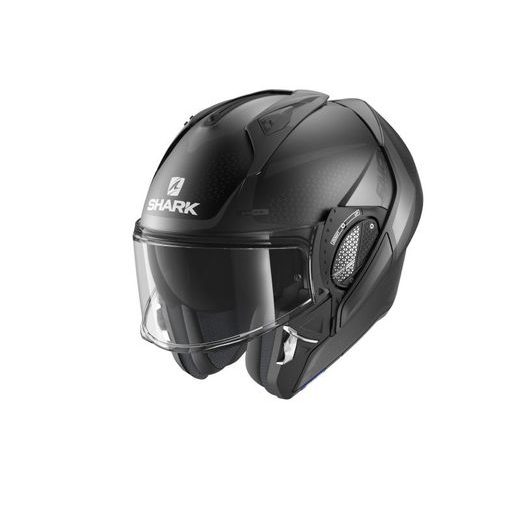 PŘILBA SHARK EVO-GT ENCKE PŘEKLOPNÁ (ANTRACIT/ČERNÁ/MATNÁ)